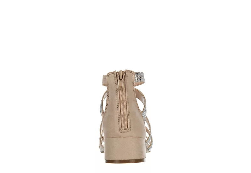 Steve Madden Girls Jdesired Dress Sandal - Tan 5 Steve Madden Girls Jdesired Dress Sandal - Tan - Image 5