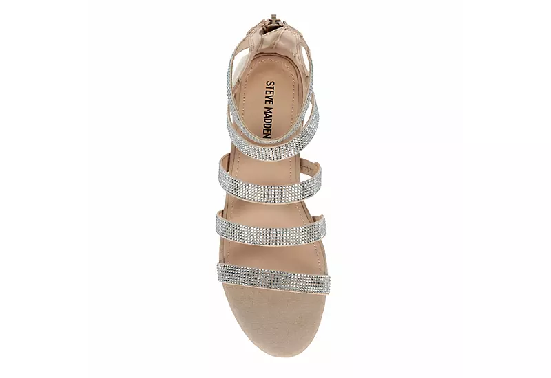 Steve Madden Girls Jdesired Dress Sandal - Tan 6 Steve Madden Girls Jdesired Dress Sandal - Tan - Image 6