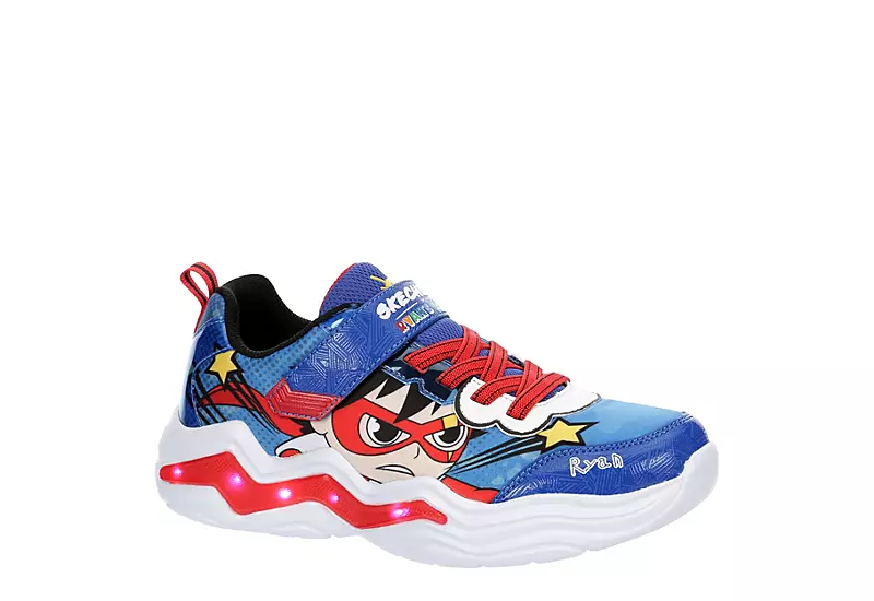 Skechers Boys Ryans World Sneaker - Blue 1 Skechers Boys Ryans World Sneaker - Blue