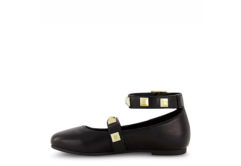Marc Fisher Girls Tashi Buckle Dress Flat - Black 4 Marc Fisher Girls Tashi Buckle Dress Flat - Black - Image 4