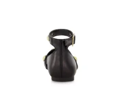 Marc Fisher Girls Tashi Buckle Dress Flat - Black 11 Marc Fisher Girls Tashi Buckle Dress Flat - Black -Fami Shoes Sales US 01 702956 04