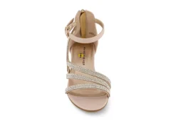 Marc Fisher Girls Pattye Salto Dress Sandal - Blush -Fami Shoes Sales US 01 702957 02