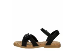 Cupcake Couture Girls Infant Lil Bow Sandal - Black -Fami Shoes Sales US 01 720041 03