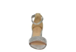 Sophie17 Girls Infant Lil Krystal Dress Sandal - Silver -Fami Shoes Sales US 01 722029 02