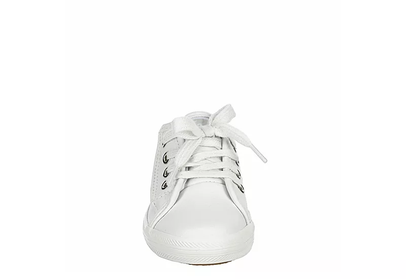Keds Girls Infant Kickstart Jr. Sneaker - White 3 Keds Girls Infant Kickstart Jr. Sneaker - White - Image 3