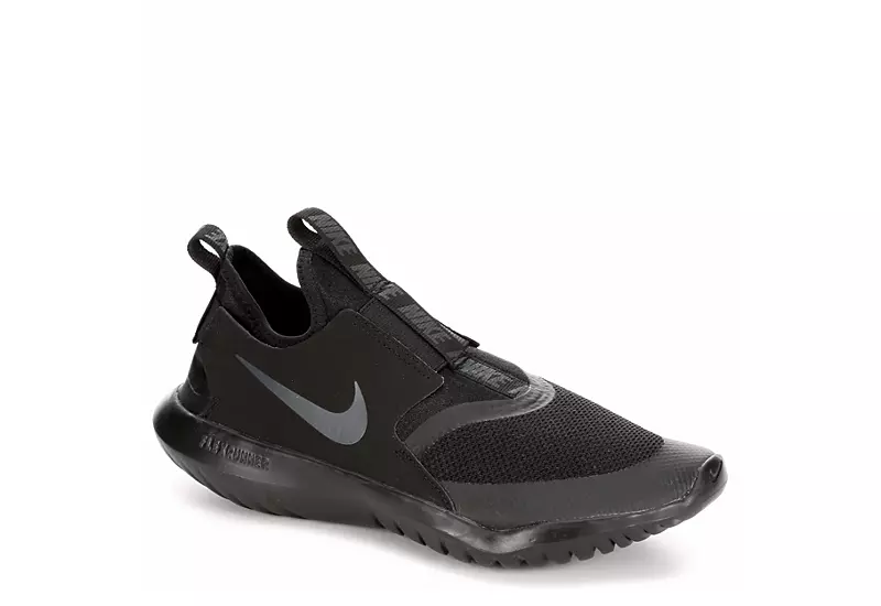 Nike Boys Flex Runner Slip On Sneaker - Black 1 Nike Boys Flex Runner Slip On Sneaker - Black