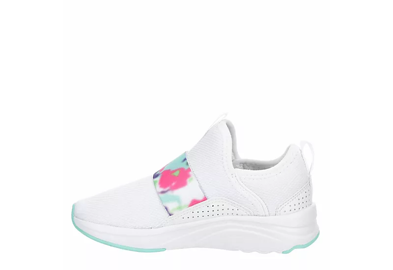 Puma Girls Big Kid Softride Sophia Slip On Sneaker - White 4 Puma Girls Big Kid Softride Sophia Slip On Sneaker - White - Image 4