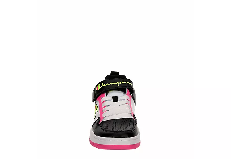 Champion Girls Arena Power Low Sneaker - Bright Pink 3 Champion Girls Arena Power Low Sneaker - Bright Pink - Image 3