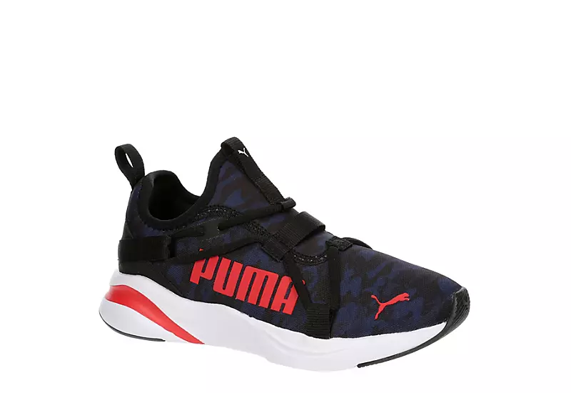 Puma Boys Little Kid Softride Rift Slip On Sneaker - Navy 1 Puma Boys Little Kid Softride Rift Slip On Sneaker - Navy