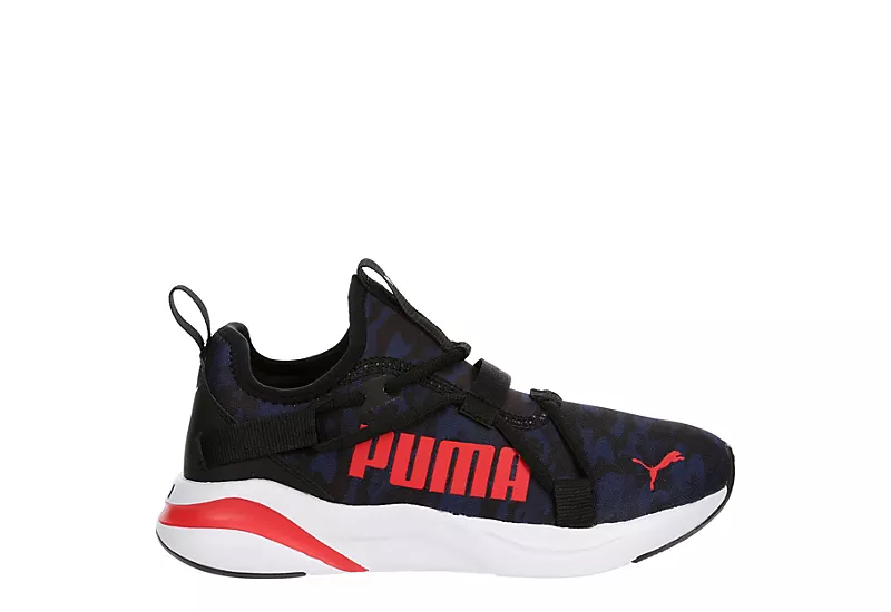 Puma Boys Little Kid Softride Rift Slip On Sneaker - Navy 2 Puma Boys Little Kid Softride Rift Slip On Sneaker - Navy - Image 2