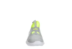 Nike Boys Flex Runner 2 Slip On Sneaker - Grey -Fami Shoes Sales US 01 807734 02