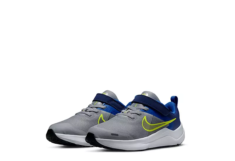 Nike Boys Downshifter 12 Slip On Sneaker - Grey 1 Nike Boys Downshifter 12 Slip On Sneaker - Grey