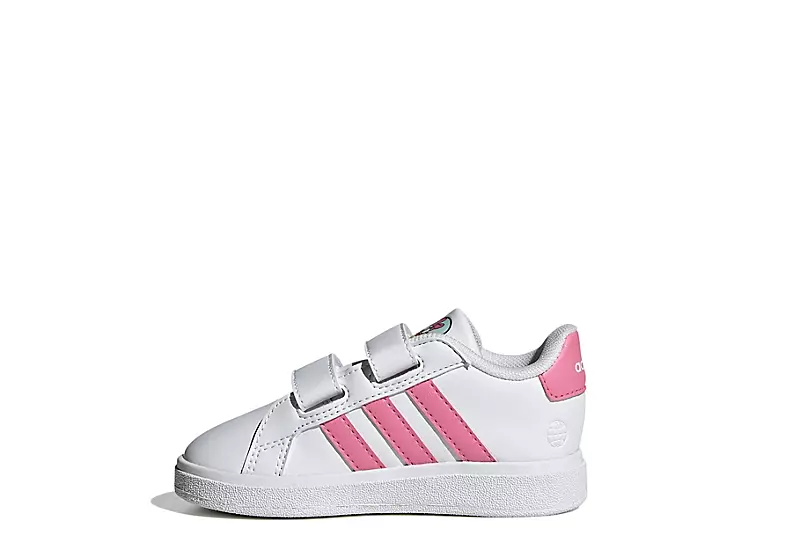 Adidas Girls Infant Grand Court 2.0 Sneaker - White 3 Adidas Girls Infant Grand Court 2.0 Sneaker - White - Image 3