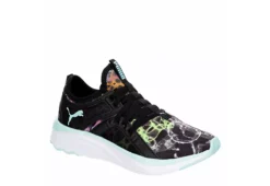 Puma Girls Softride Sophia Sneaker - Black