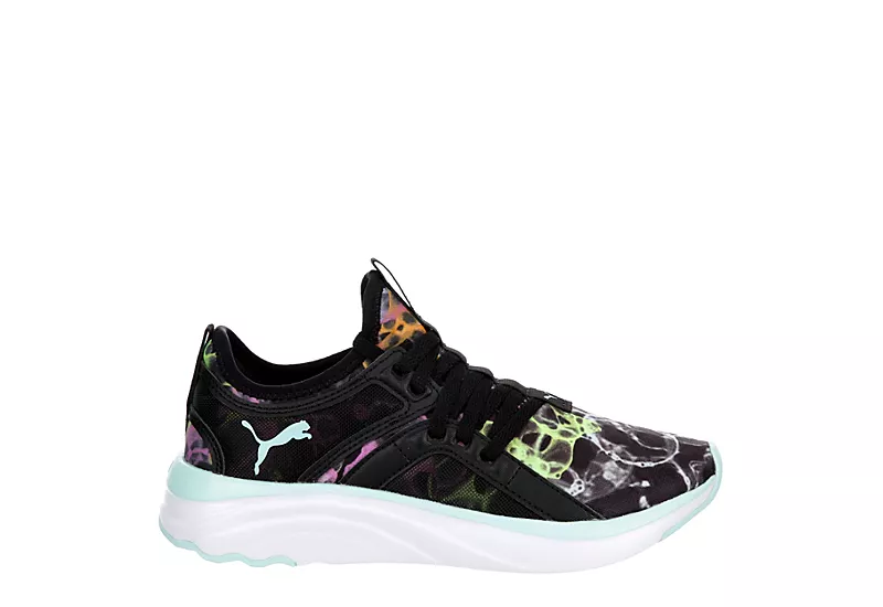 Puma Girls Softride Sophia Sneaker - Black 2 Puma Girls Softride Sophia Sneaker - Black - Image 2
