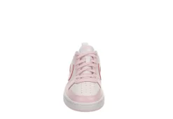 Nike Girls Court Borough 2 Low Top Sneaker - White 9 Nike Girls Court Borough 2 Low Top Sneaker - White -Fami Shoes Sales US 01 807984 02