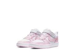 Nike Girls Court Borough 2 Low Top Sneaker - White
