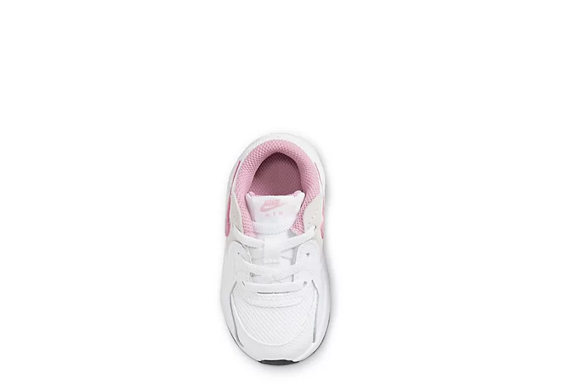 Nike Girls Infant Air Max Excee Sneaker - White 5 Nike Girls Infant Air Max Excee Sneaker - White - Image 5