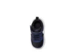 Nike Boys Infant Court Borough 2 Low Top Sneaker - Navy -Fami Shoes Sales US 01 807988 04