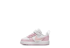 Nike Girls Infant Court Borough 2 Low Top Sneaker - White -Fami Shoes Sales US 01 807989 02
