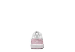Nike Girls Infant Court Borough 2 Low Top Sneaker - White -Fami Shoes Sales US 01 807989 03