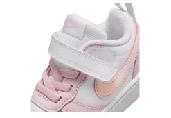 Nike Girls Infant Court Borough 2 Low Top Sneaker - White -Fami Shoes Sales US 01 807989 06