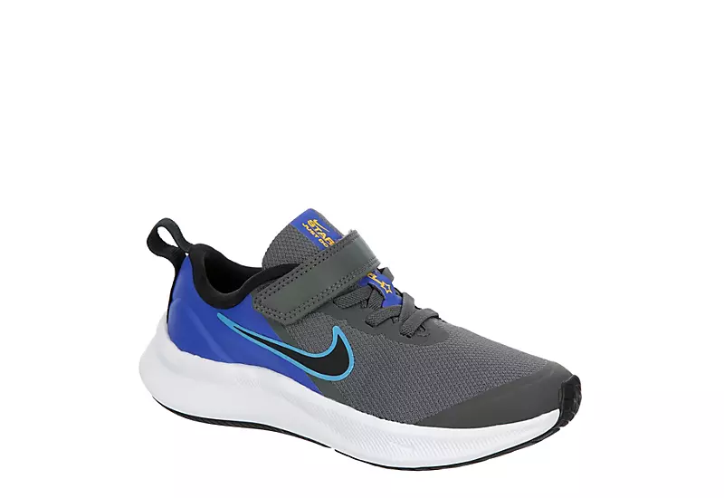 Nike Boys Star Runner 3 Slip On Sneaker - Grey 1 Nike Boys Star Runner 3 Slip On Sneaker - Grey