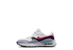 Nike Girls Air Max Systm Bp Sneaker - White -Fami Shoes Sales US 01 808133 02