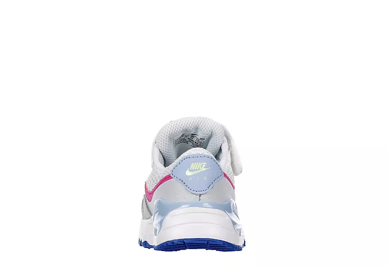 Nike Girls Infant Air Max Systm Td Sneaker - White 5 Nike Girls Infant Air Max Systm Td Sneaker - White - Image 5