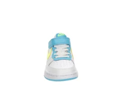 Nike Boys Court Borough 2 Low Top Sneaker - White 9 Nike Boys Court Borough 2 Low Top Sneaker - White -Fami Shoes Sales US 01 808158 02