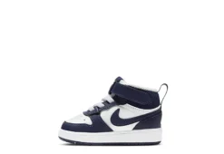 Nike Boys Infant Court Borough Mid 2 Sneakers - White -Fami Shoes Sales US 01 808166 02