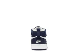 Nike Boys Infant Court Borough Mid 2 Sneakers - White -Fami Shoes Sales US 01 808166 03