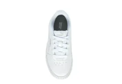 Puma Girls Carina Sneaker - White -Fami Shoes Sales US 01 808196 05