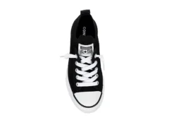 Converse Girls Chuck Taylor All Star Kids Knit Shoreline Sneaker - Black -Fami Shoes Sales US 01 808239 05