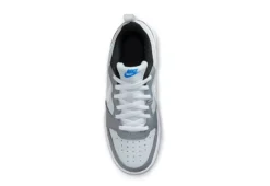 Nike Boys Court Borough 2 Low Top Sneaker - Grey 11 Nike Boys Court Borough 2 Low Top Sneaker - Grey -Fami Shoes Sales US 01 808282 04