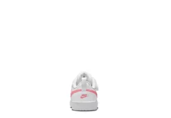 Nike Girls Infant Court Borough 2 Low Top Sneaker - White -Fami Shoes Sales US 01 808290 03