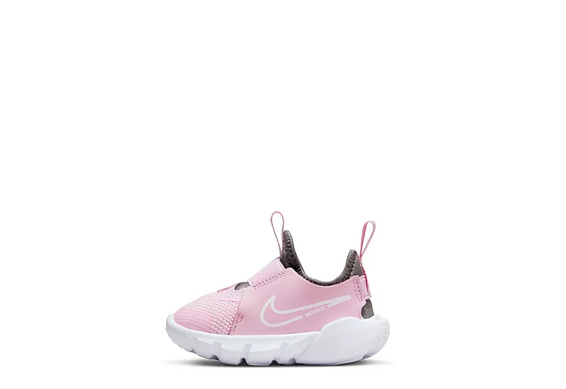 Nike Girls Infant Flex Runner Slip On Sneaker - Pink 3 Nike Girls Infant Flex Runner Slip On Sneaker - Pink - Image 3
