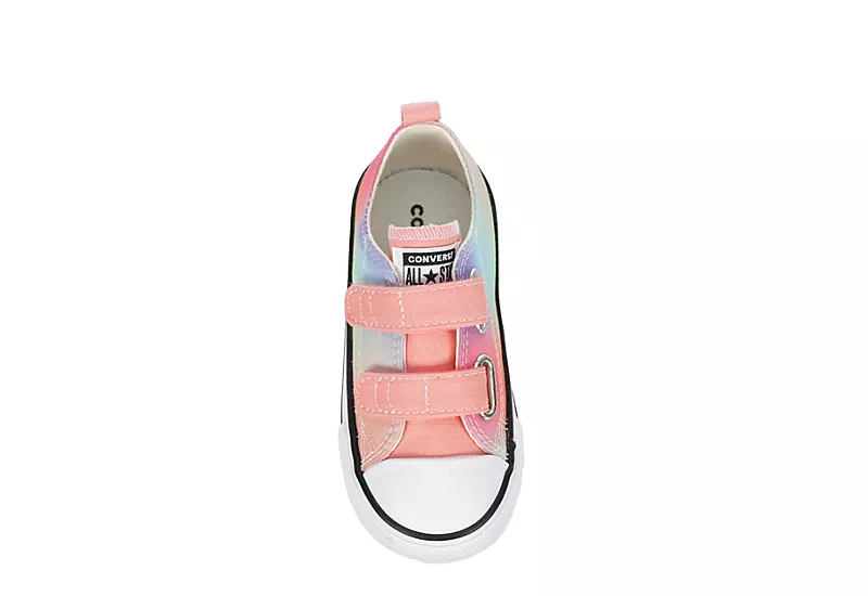 Converse Girls Infant Chuck Taylor All Star Low Sneaker - Pink 6 Converse Girls Infant Chuck Taylor All Star Low Sneaker - Pink - Image 6