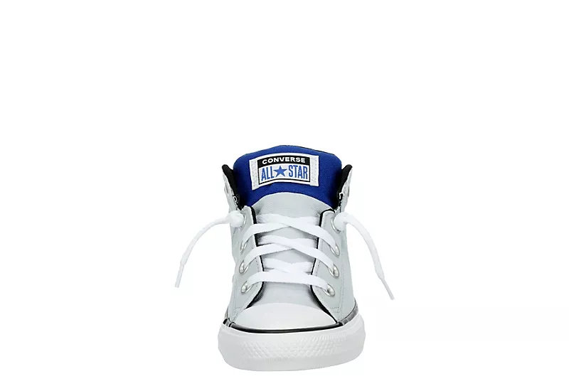 Converse Boys Chuck Taylor All Star Axel Mid Sneaker - Blue 3 Converse Boys Chuck Taylor All Star Axel Mid Sneaker - Blue - Image 3