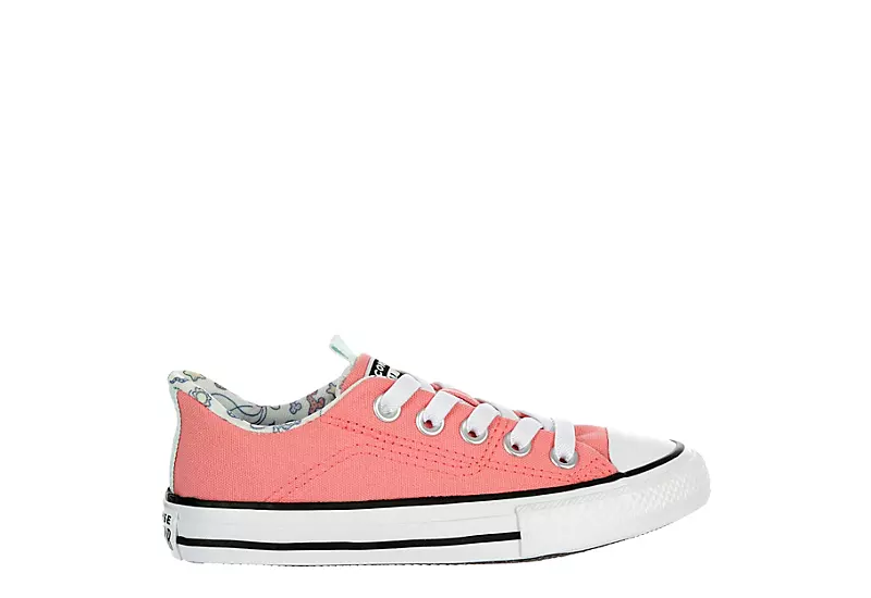 Converse Girls Chuck Taylor All Star High Top Sneaker - Pink 2 Converse Girls Chuck Taylor All Star High Top Sneaker - Pink - Image 2