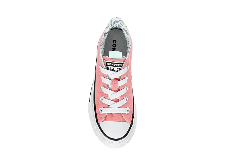 Converse Girls Chuck Taylor All Star High Top Sneaker - Pink 6 Converse Girls Chuck Taylor All Star High Top Sneaker - Pink - Image 6