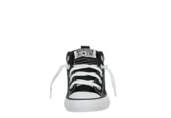 Converse Boys Chuck Taylor All Star Street Mid Sneaker - Black -Fami Shoes Sales US 01 808318 02