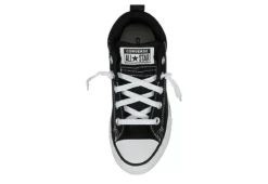 Converse Boys Chuck Taylor All Star Street Mid Sneaker - Black -Fami Shoes Sales US 01 808318 05
