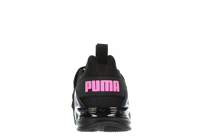 Puma Girls Axelion Sneaker - Black 5 Puma Girls Axelion Sneaker - Black - Image 5