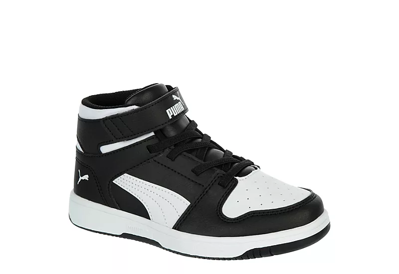 Puma Boys Rebound Layup Sneaker - Black 1 Puma Boys Rebound Layup Sneaker - Black