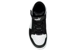 Puma Boys Rebound Layup Sneaker - Black 12 Puma Boys Rebound Layup Sneaker - Black -Fami Shoes Sales US 01 808328 05