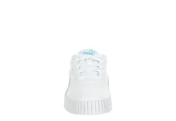 Puma Girls Carina 2.0 Sneaker - White 9 Puma Girls Carina 2.0 Sneaker - White -Fami Shoes Sales US 01 808330 02
