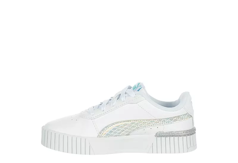 Puma Girls Carina 2.0 Sneaker - White 4 Puma Girls Carina 2.0 Sneaker - White - Image 4