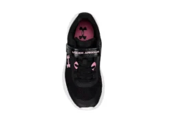 Under Armour Girls Surge 3 Sneaker - Black -Fami Shoes Sales US 01 808342 05