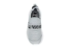 Under Armour Boys Surge Slip On Sneaker - Grey -Fami Shoes Sales US 01 808343 05